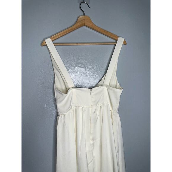 WeWoreWhat × Revolve Satin Charmeuse Corset Midi Dress NWT Women's Size Medium - Picture 8 of 11